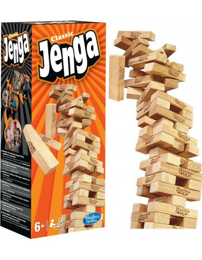 HASBRO JENGA CLASSIC - TUMBLE BLOCK GAME (A2120)