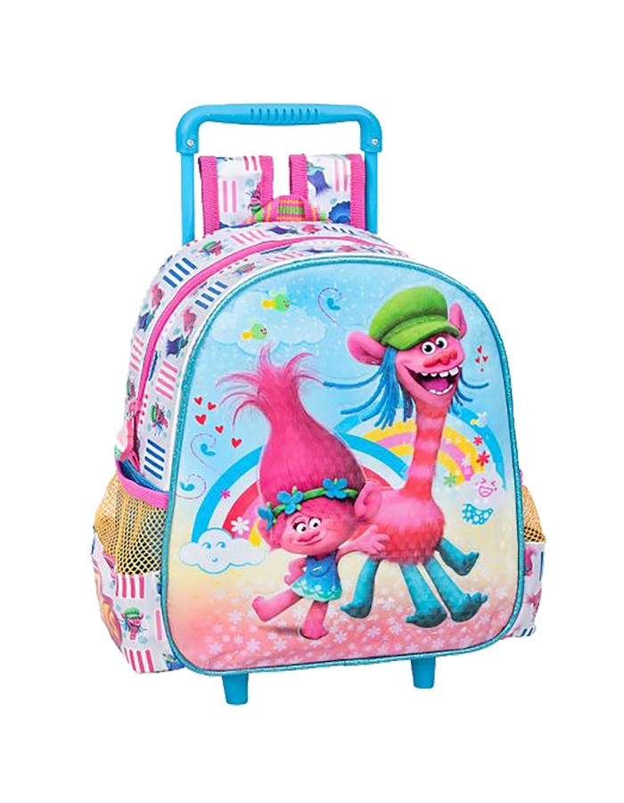  ΤΣΑΝΤΑ TROLLS ΤΡΟΛΕΥ ΚΑΙ ΠΛΑΤΗΣ ΝΗΠΙΟΥ 29cm 